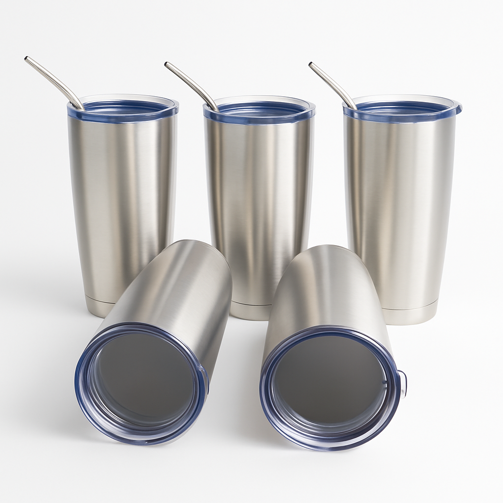 20oz Tumbler Double Wall Vacuum with Lid and Straw