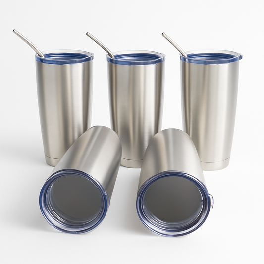 20oz Tumbler Double Wall Vacuum with Lid and Straw