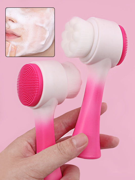 Silicone Face Cleansing Brush Double-Sided