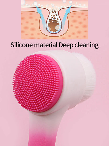 Silicone Face Cleansing Brush Double-Sided