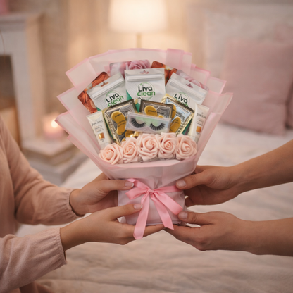 Birthday Gift for Her – Skincare Bouquet, Unique Spa Gift Basket Alternative, Romantic Girlfriend